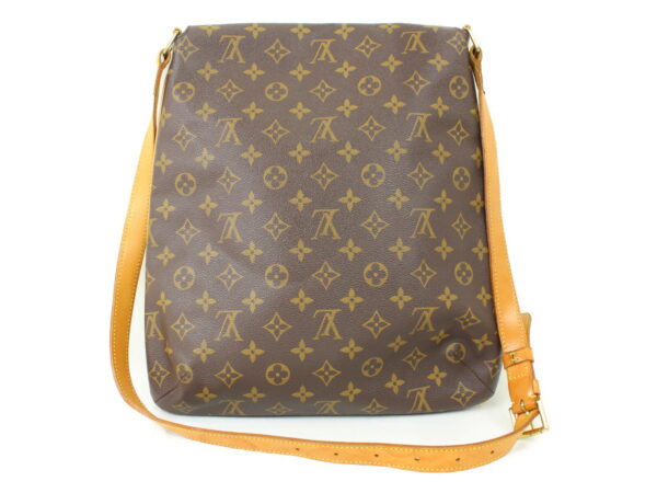 imgrc0074208402 Louis Vuitton Musette Shoulder Bag Monogram Canvas Brown