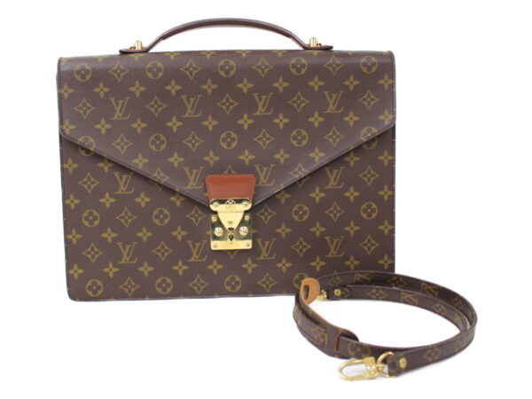 imgrc0074235478 Louis Vuitton Porte de Cuman Bandouliere Monogram Business Bag