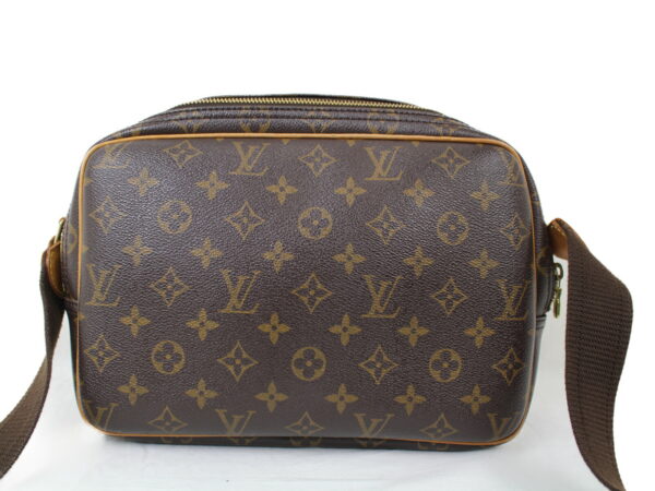 imgrc0074262212 Louis Vuitton Reporter Pm Shoulder Bag Monogram Canvas Brown