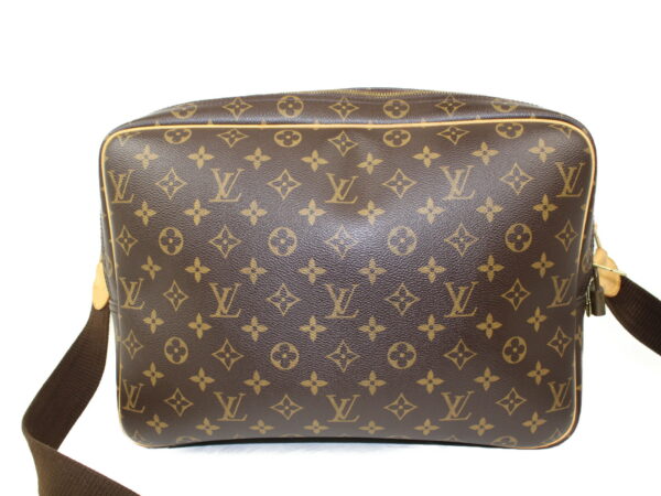 imgrc0074262235 Louis Vuitton Reporter Gm Shoulder Bag Monogram Canvas Brown