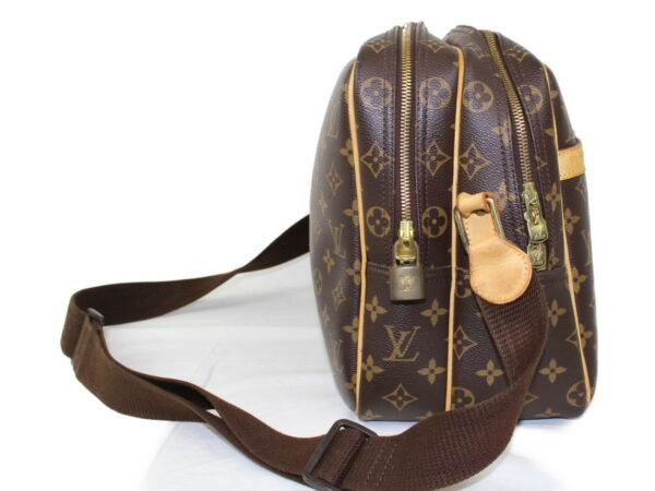 imgrc0074262236 Louis Vuitton Reporter Gm Shoulder Bag Monogram Canvas Brown