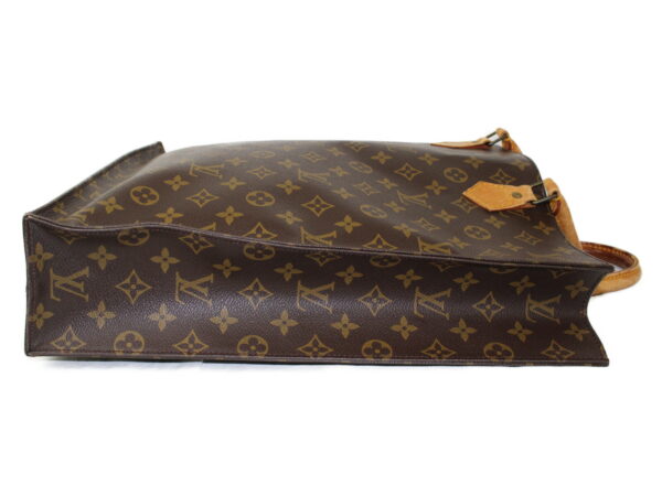 imgrc0074262276 Louis Vuitton Sac Plat Handbag Monogram Canvas Brown