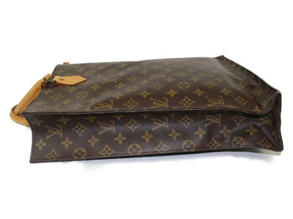 imgrc0074262278 Louis Vuitton Sac Plat Handbag Monogram Canvas Brown