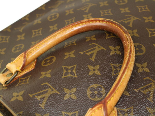 imgrc0074262280 Louis Vuitton Sac Plat Handbag Monogram Canvas Brown