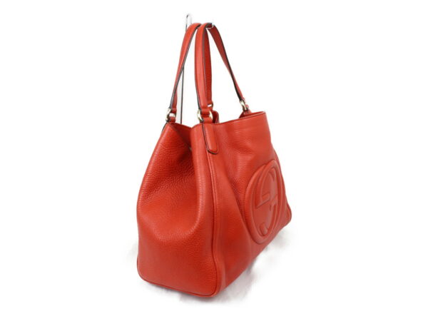 imgrc0074273217 Gucci Interlocking Handbag Leather Orange