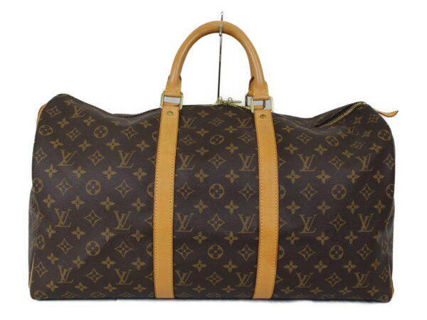 imgrc0074278892 Louis Vuitton Keepall 50 Monogram Travel Bag Brown