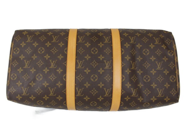 imgrc0074278896 Louis Vuitton Keepall 50 Monogram Travel Bag Brown