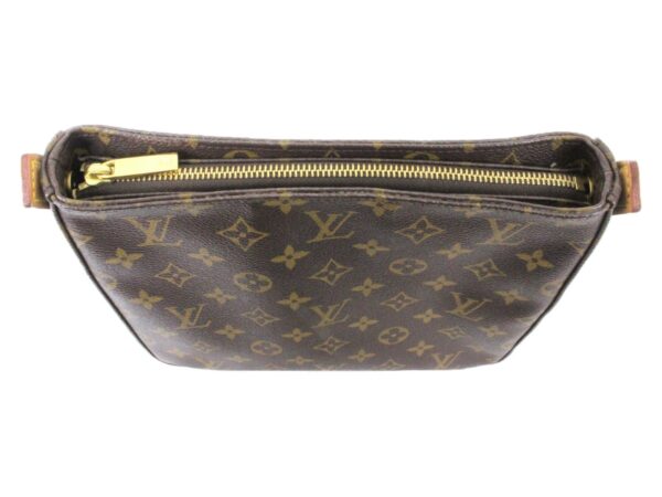 imgrc0074481777 Louis Vuitton Looping Mm Shoulder Bag Monogram Canvas Brown