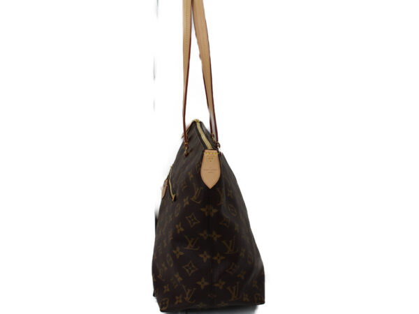 imgrc0074507855 Louis Vuitton Jena MM Tote Bag Monogram Brown Beige