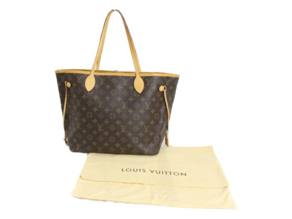 imgrc0074902239 Louis Vuitton Neverfull Shoulder Bag Monogram Canvas Brown