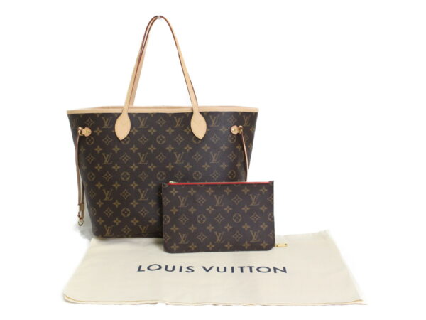 imgrc0074902262 Louis Vuitton Neverfull Shoulder Bag Monogram Canvas Brown