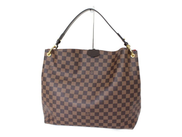 imgrc0074907058 Louis Vuitton Graceful MM Tote Bag Damier Ebene Brown