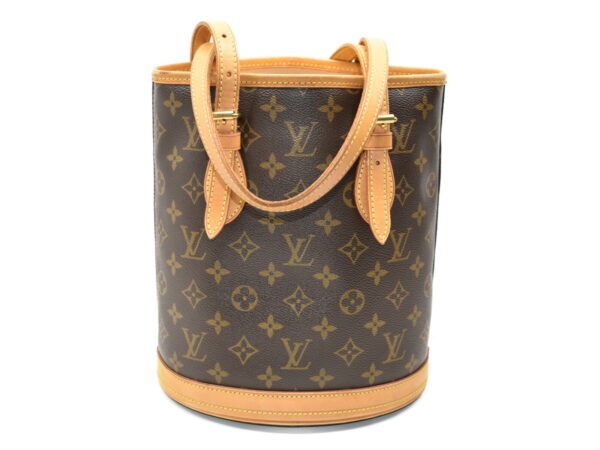 imgrc0074941926 Louis Vuitton Bucket PM Handbag Monogram Brown