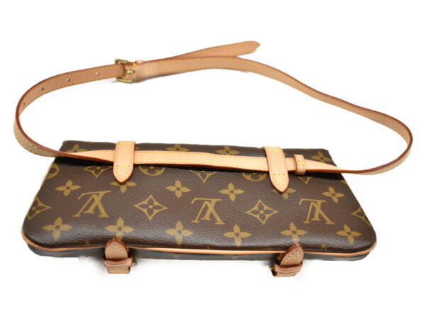 imgrc0075016068 Louis Vuitton Pochette Mallel Waist Bag Monogram Brown