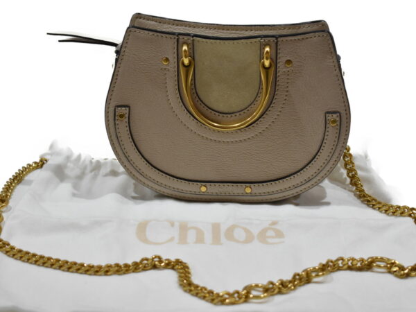 imgrc0075024513 Chloe Pixie Shoulder Bag Leather Suede Beige