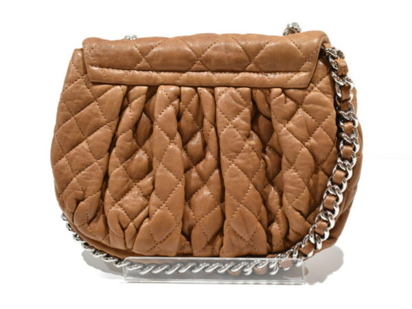 imgrc0075025026 Chanel Chain Around Leather Shoulder Bag Brown