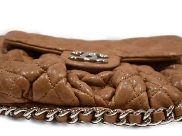 imgrc0075025029 Chanel Chain Around Leather Shoulder Bag Brown