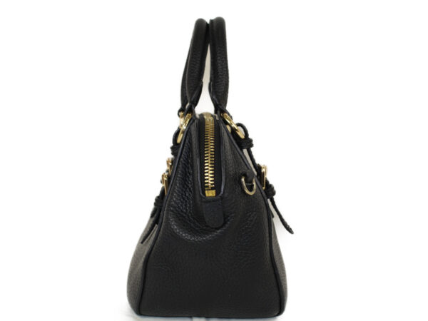 imgrc0075043232 Miu Miu Shoulder Tote Bag Goatskin Black