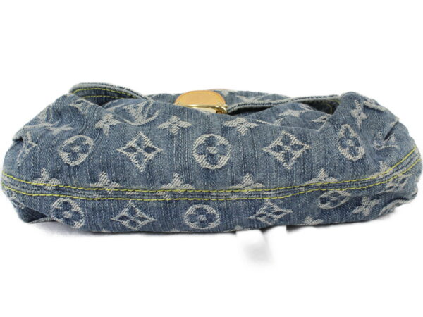 imgrc0075072999 Louis Vuitton Mini Pleaty Handbag Monogram Blue Denim