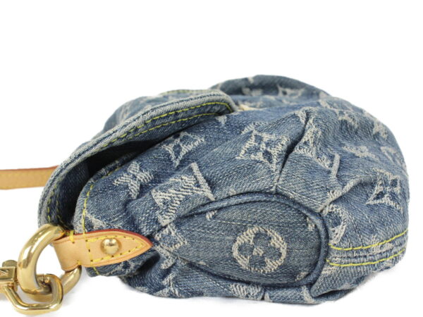 imgrc0075073000 Louis Vuitton Mini Pleaty Handbag Monogram Blue Denim