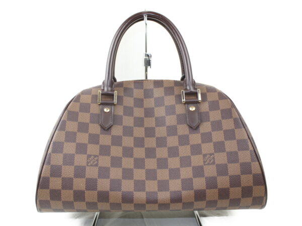 imgrc0075115685 Louis Vuitton Rivera Mm Handbag Damier Ebene Brown