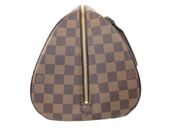 imgrc0075115687 Louis Vuitton Rivera Mm Handbag Damier Ebene Brown