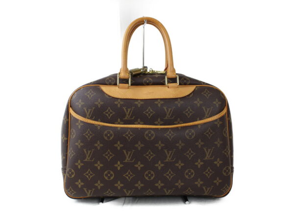 imgrc0075119993 Louis Vuitton Deauville Handbag Monogram Canvas Brown