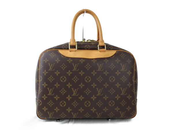 imgrc0075119995 Louis Vuitton Deauville Handbag Monogram Canvas Brown