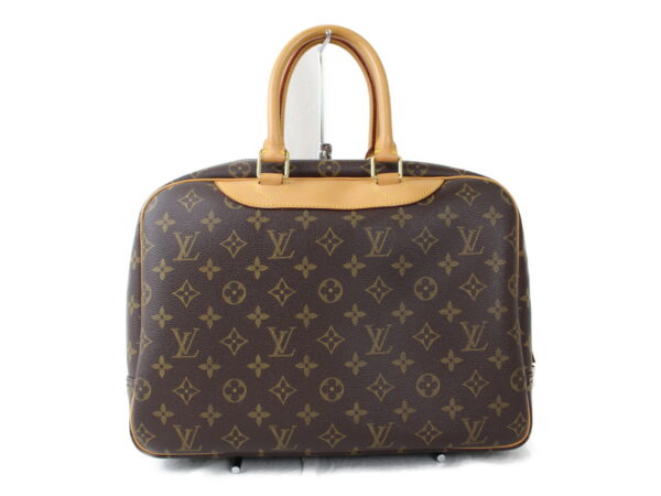 imgrc0075120020 Louis Vuitton Deauville Handbag Monogram Canvas Brown