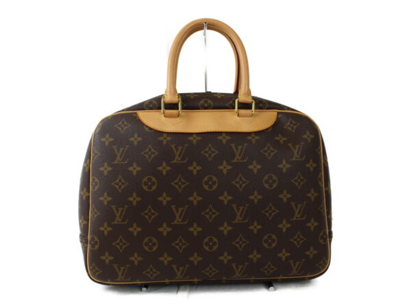 imgrc0075120047 Louis Vuitton Deauville Handbag Monogram Canvas Brown