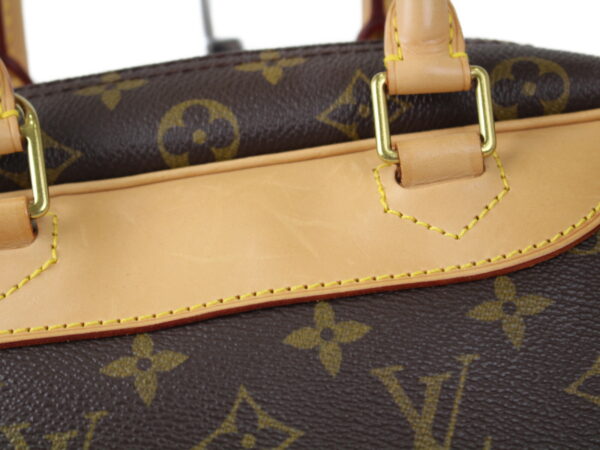 imgrc0075120048 Louis Vuitton Deauville Handbag Monogram Canvas Brown