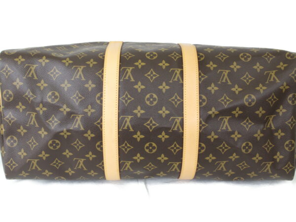 imgrc0075145394 Louis Vuitton Keepall 50 Monogram Canvas Travel Bag Brown