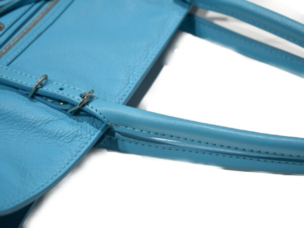 imgrc0075162659 Balenciaga Leather Handbag Blue