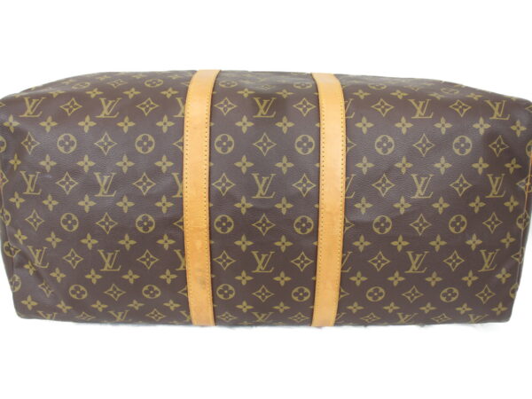 imgrc0075177140 Louis Vuitton Keepall 55 Monogram Travel Bag Brown