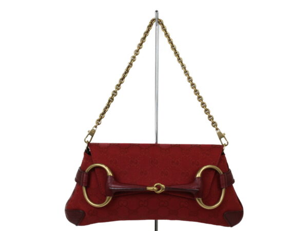 imgrc0075178467 Gucci Horsebit Mini Bag Canvas Red