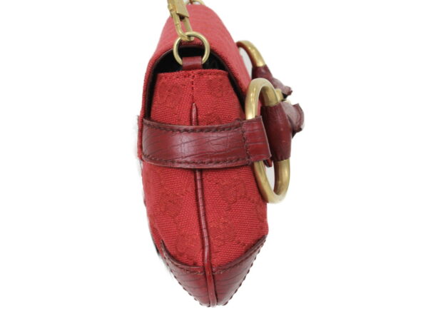 imgrc0075178470 Gucci Horsebit Mini Bag Canvas Red