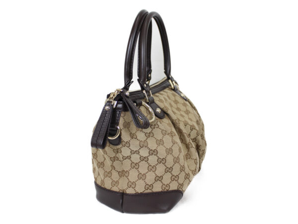 imgrc0075183907 Gucci Diamante 2WAY Bag Canvas Brown