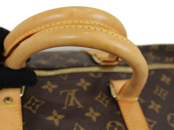 imgrc0075187097 Louis Vuitton Keepall Bandouliere 55 Travel Bag Monogram Canvas Brown