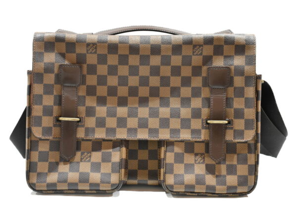 imgrc0075188942 Louis Vuitton Broadway Damier Ebene Shoulder Bag Crossbody Brown