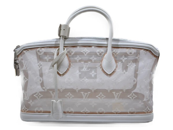 imgrc0075205585 Louis Vuitton Lock It Bag Monogram Transparency White