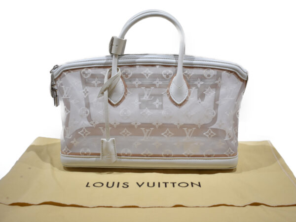 imgrc0075205595 Louis Vuitton Lock It Bag Monogram Transparency White