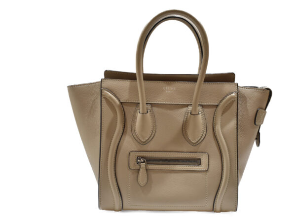 imgrc0075206117 Celine Luggage Micro Leather Handbag Beige