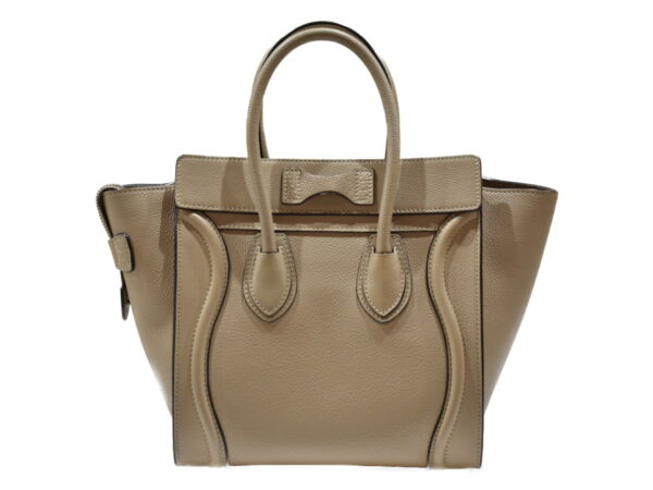 imgrc0075206120 Celine Luggage Micro Leather Handbag Beige