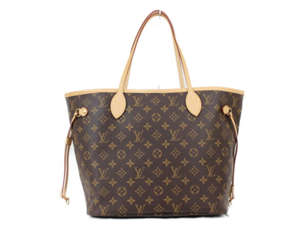 imgrc0075209200 Louis Vuitton Neverfull MM Monogram Tote Bag Brown