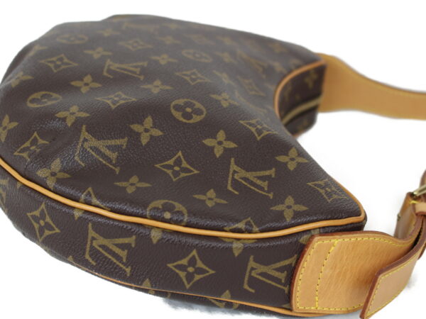 imgrc0075210410 Louis Vuitton Croissant Mm Shoulder Bag Monogram Canvas Brown