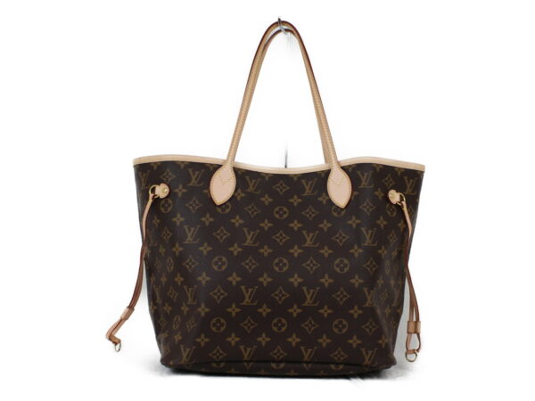 imgrc0075212411 Louis Vuitton Neverfull MM Monogram Tote Bag Brown