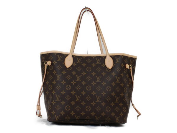 imgrc0075212414 Louis Vuitton Neverfull MM Monogram Tote Bag Brown