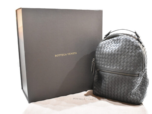 imgrc0075223935 Bottega Veneta Backpack Leather Black