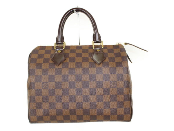 imgrc0075226774 Louis Vuitton Speedy 25 Damier Ebene Handbag Brown