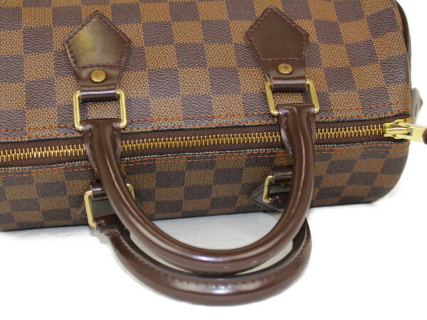 imgrc0075226780 Louis Vuitton Speedy 25 Damier Ebene Handbag Brown